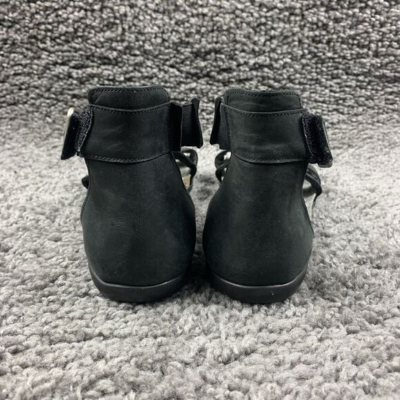 NAOT Rianna Cork Sandal Women’s EU 40 US 9-9.5 Coal Leather Strappy Gladiator - Picture 3 of 8